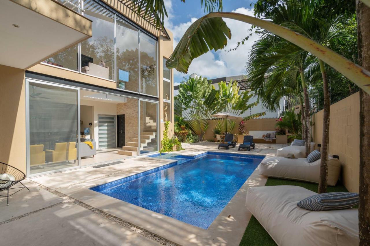 Tulum Private Modern Villa-Pool Beds-Ac-Internet-Parking-Grill Exteriér fotografie