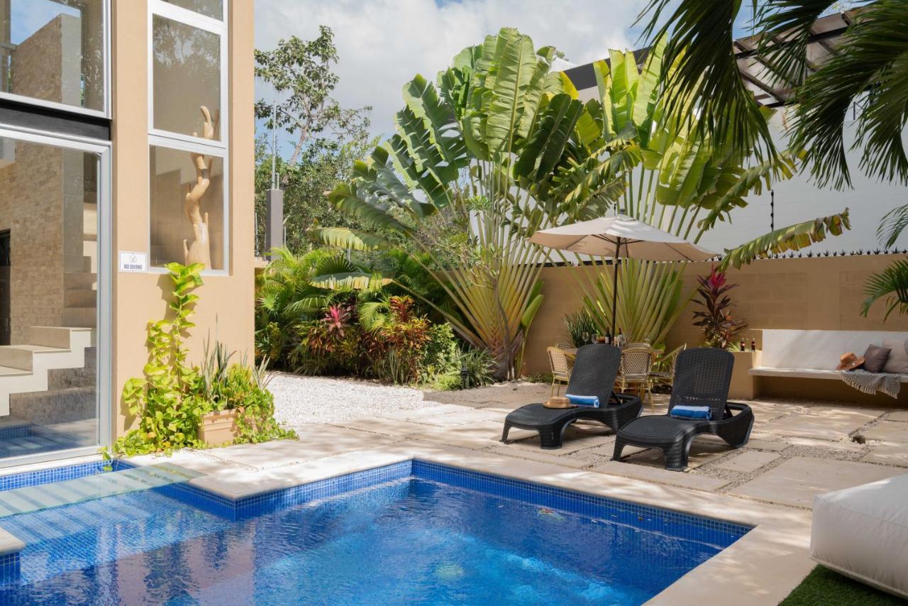 Tulum Private Modern Villa-Pool Beds-Ac-Internet-Parking-Grill Exteriér fotografie